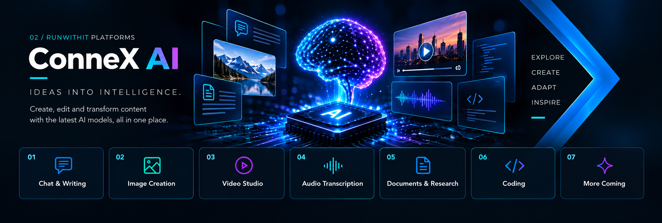 ConneX AI platform artwork